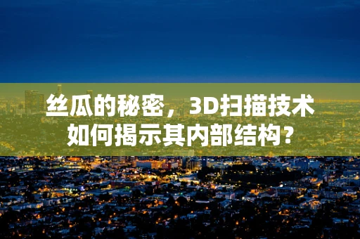 丝瓜的秘密，3D扫描技术如何揭示其内部结构？