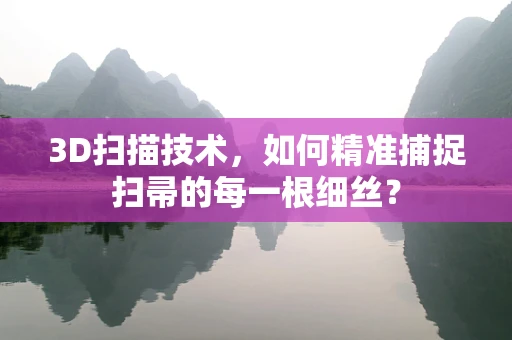 3D扫描技术，如何精准捕捉扫帚的每一根细丝？