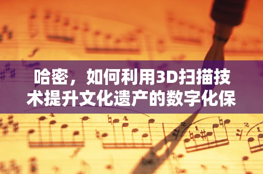 哈密，如何利用3D扫描技术提升文化遗产的数字化保护？