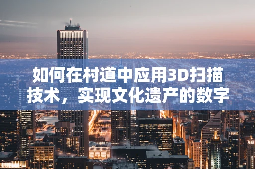 如何在村道中应用3D扫描技术，实现文化遗产的数字化保护？