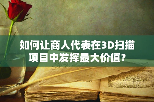 如何让商人代表在3D扫描项目中发挥最大价值？