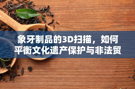 象牙制品的3D扫描，如何平衡文化遗产保护与非法贸易的界限？