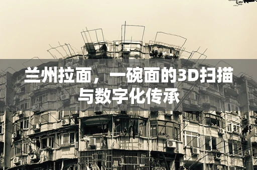 兰州拉面，一碗面的3D扫描与数字化传承