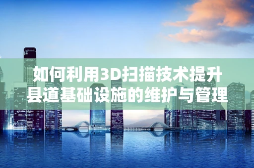 如何利用3D扫描技术提升县道基础设施的维护与管理？
