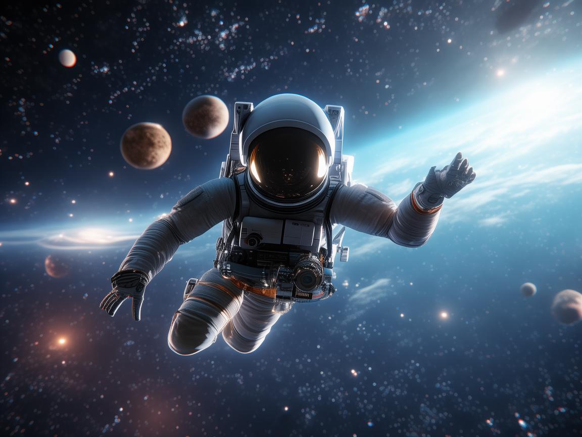 宇航员在太空中的3D扫描，挑战与机遇