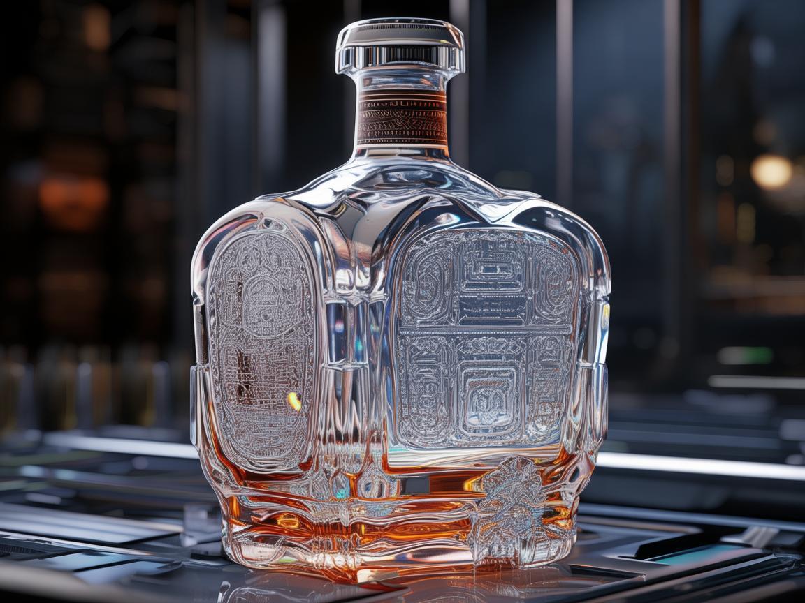 3D扫描技术如何捕捉朗姆酒瓶的复杂纹理与细节？