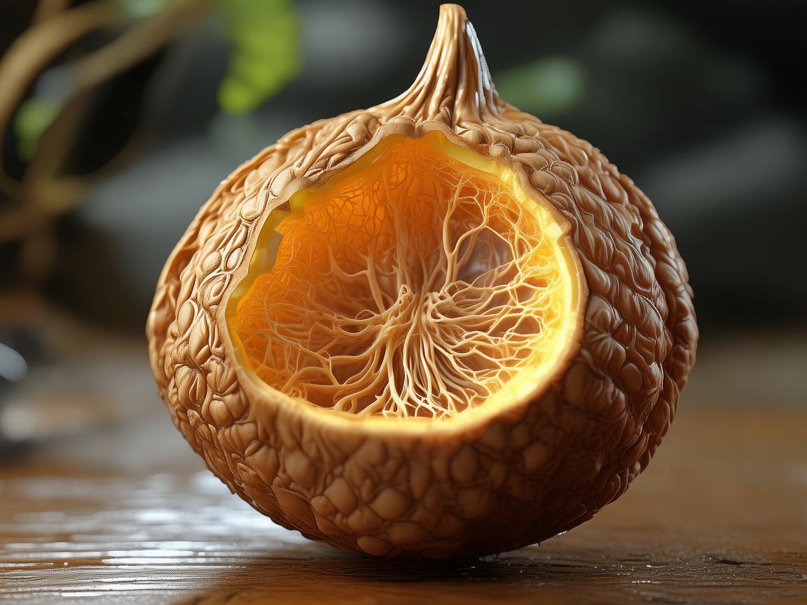 人参果的秘密，3D扫描技术如何揭示其独特形态与内部结构？